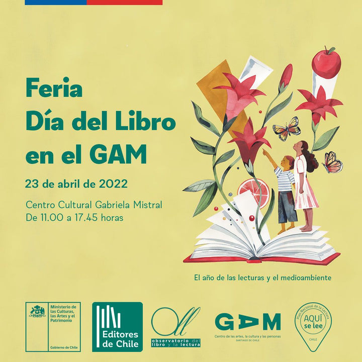 Editores de Chile celebra el Mes del Libro con ferias en el GAM y el Parque Inés de Suárez
